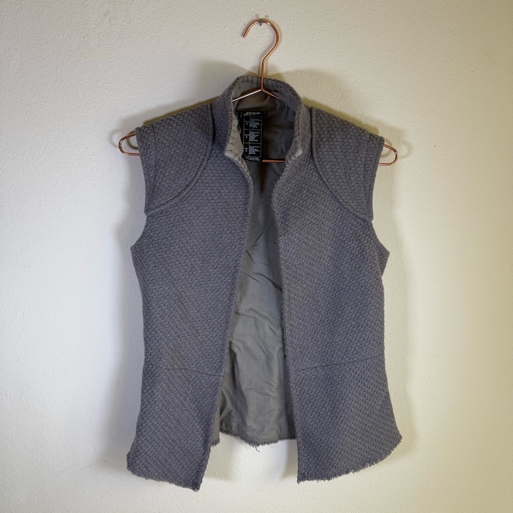 ✨🌌 Star Wars Galaxy Taupe/Grayish brown Textured Vest – Size S 🌌✨